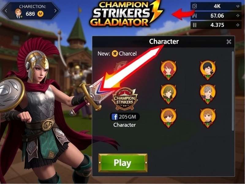 Champion Strikers Gladiator Game Screenshot