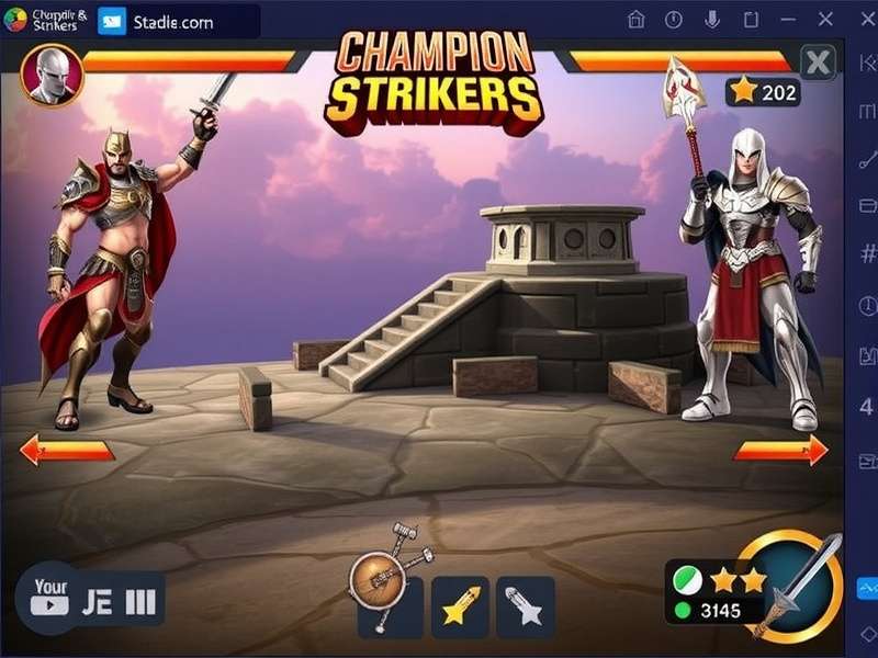 Champion Strikers Gladiator Character Customization